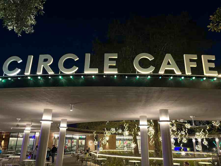 Circle Cafe front sign, Loop in Clojure
